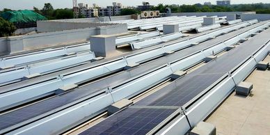 solar Structure, Solar Ballast Mounting structure, Solar structure in India, Solar structure company