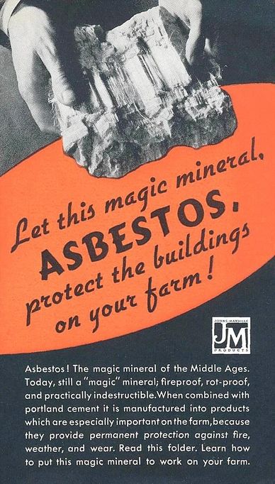 asbestos advertisement