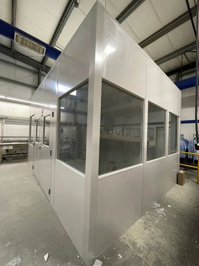 A complete modular office installation services by SoFlo installations nationwide