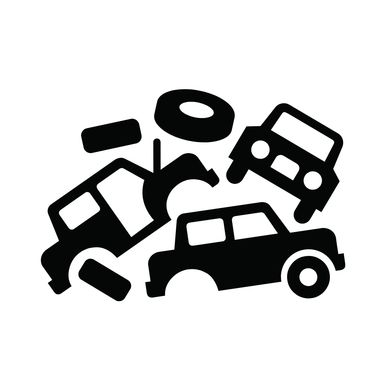 Old cars and car parts, tyres, wheels, car batteries. Whether it moves or not we will remove it