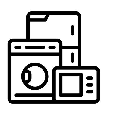 Old fridge, washing machine, dishwasher, dryer and other home appliance removal