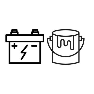 All types paint and batteries, car, boat, truck, home, we safely dispose of all batteries.