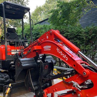 Notre machine Excavatrice kubota à Brossard