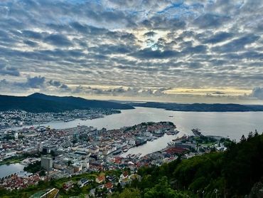 Sunset View from Mt. Floyen