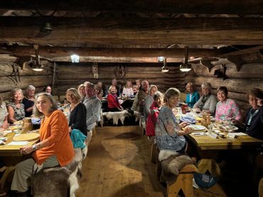 Private catered dinner in the Museum Barn at Stalheim Hotel