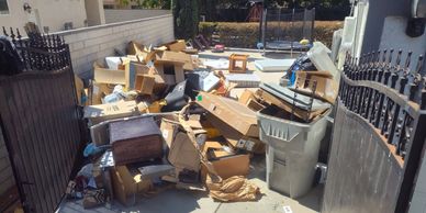 A large amount of debris we removed, for one of our loyal customers!