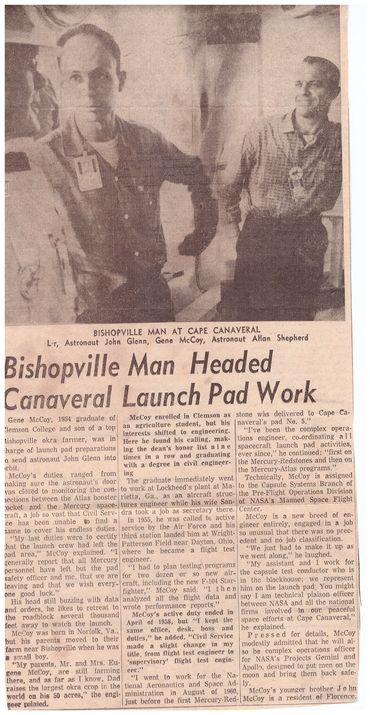 Before he was a Florida man, Gene was Bishopville man.