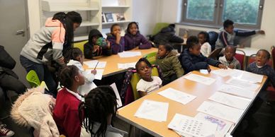 Kids learning the Yoruba language and moral values