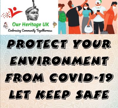 Our Heritage UK COVID-19 poster