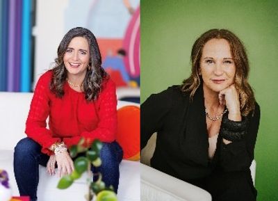 To the left is Michele Magner. To the right is Jean M. Hartnett