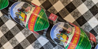 A pack of teleca tirol salami