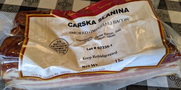 A pack of smoked imperial bacon