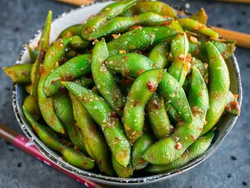 Best spicy edamame in Houston Texas