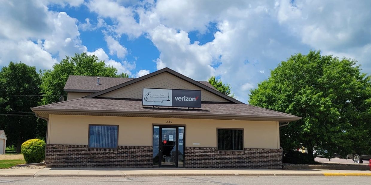 Limestone County Telephone Company Verizon office building.