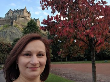 Lindsay Hayes in Edinburgh, Scotland.