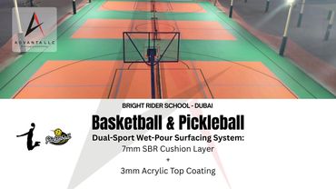 Basketball Pickleball sports floor system1