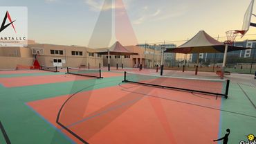 Basketball Pickleball sports floor system4