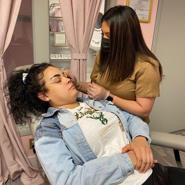 Microblading training with Carmen at BEAM aesthetics in Milwaukee