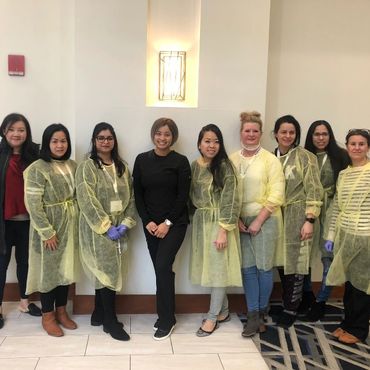 Microblading training with Carmen at BEAM aesthetics in Milwaukee