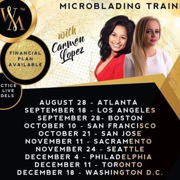 Microblading training with Carmen at BEAM aesthetics in Milwaukee