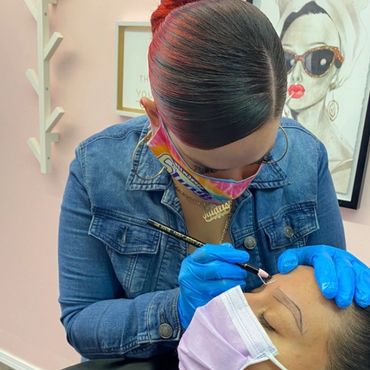 Microblading training with Carmen at BEAM aesthetics in Milwaukee