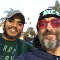 Picture of Robert with Tom who is in this podcast episode with him