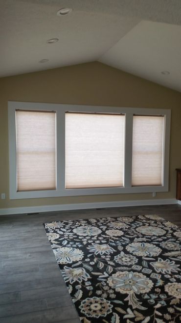 Cellular Shades and Blinds (like an accordion)