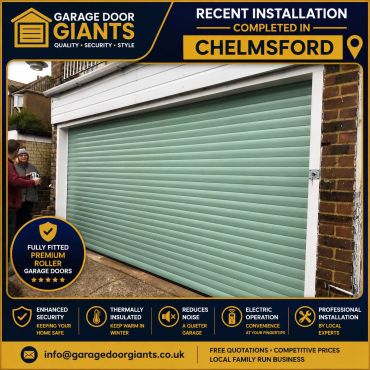 Browse our recent electric roller garage door installations completed throughout Surrey, Berkshire,