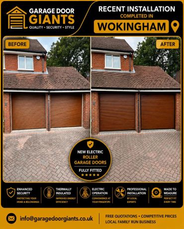 Double Roller Garage Doors from £999 in Wokingham, Berkshire