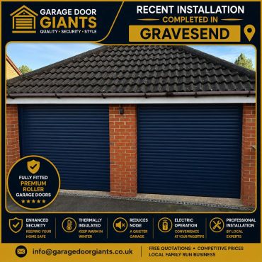 Browse our recent electric roller garage door installations completed throughout Surrey, Berkshire,
