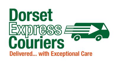Dorset Express Couriers logo plus tagline