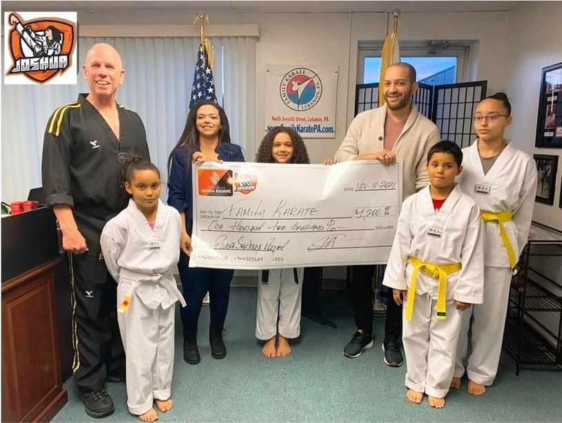 Joshua Aguirre, Lebanon's taekwondo champion, starting foundation to help local youth.