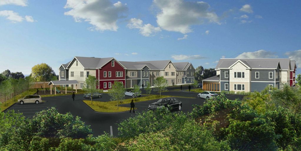 Yarmouth Gardens Rear View Rendering