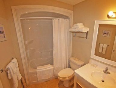 Private bathroom for residents at Terradyne Wellness Centre