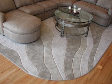 Premium Fabrica carpet, bespoke inlaid design