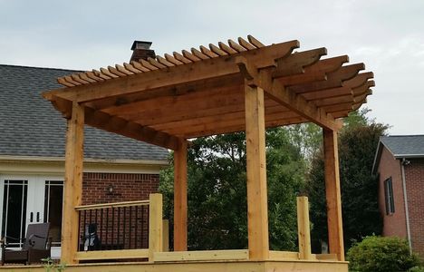 Western Red Cedar Timber Pergola