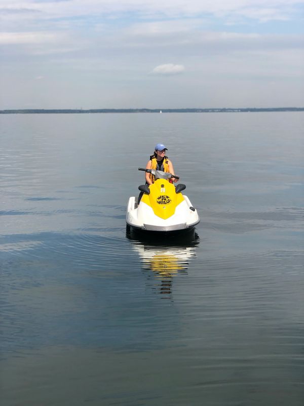 Flat Water Calm Jet Ski Yamaha VX Jersey Jet Ski Boat Rental Tours NewJerseyJetSki.com bucket list 1