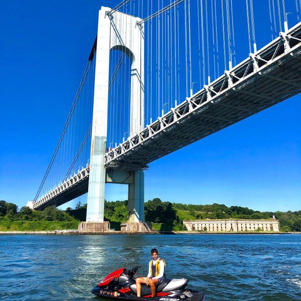 Jersey Jet Ski offers tours under the Verrazano bridge! Call to reserve today!