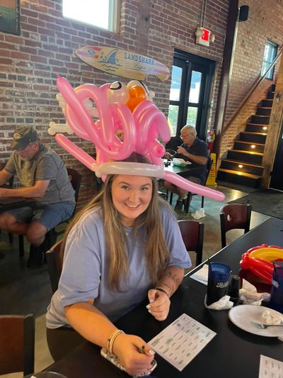 Octopus Balloon Hat By Ziggy from Georgia