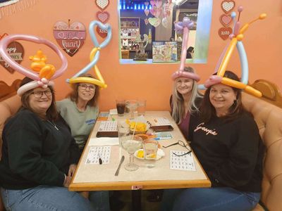 Balloon Hats and Music Bingo from DJ Ziggy at El Aurora Mexican Restaurant in Georgia