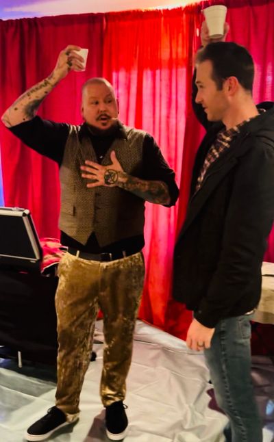 Holiday Party Magician closeup magic for Corporate Events