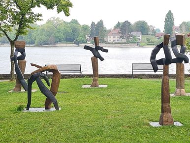 Kunst am Bau Skulpturen Außenbereich Beate Debus