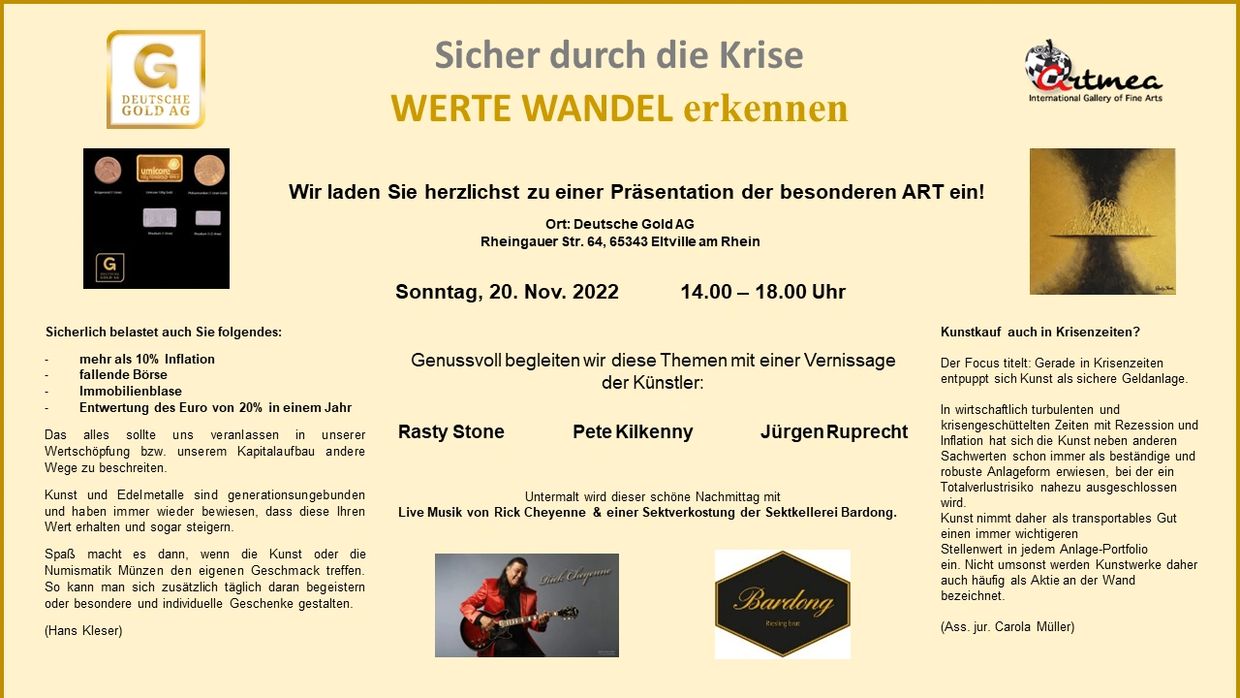 Aktuelles Ausstellung Sicher durch die Krise Werte Wandel erkennen