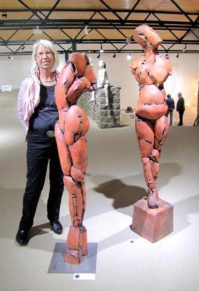 Skulpturen Profilbild Marlies Pufahl Ausstellung Galeriekünstlerin ARTMEA