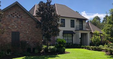 Custom residential home exterior built by LDC Builds in South Louisiana