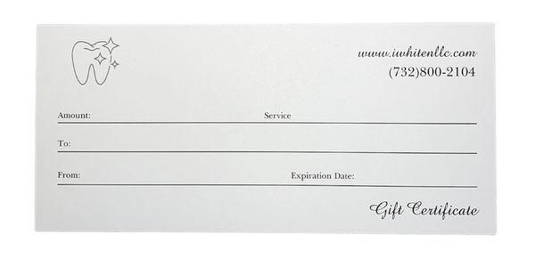 GIFT CERTFICATE