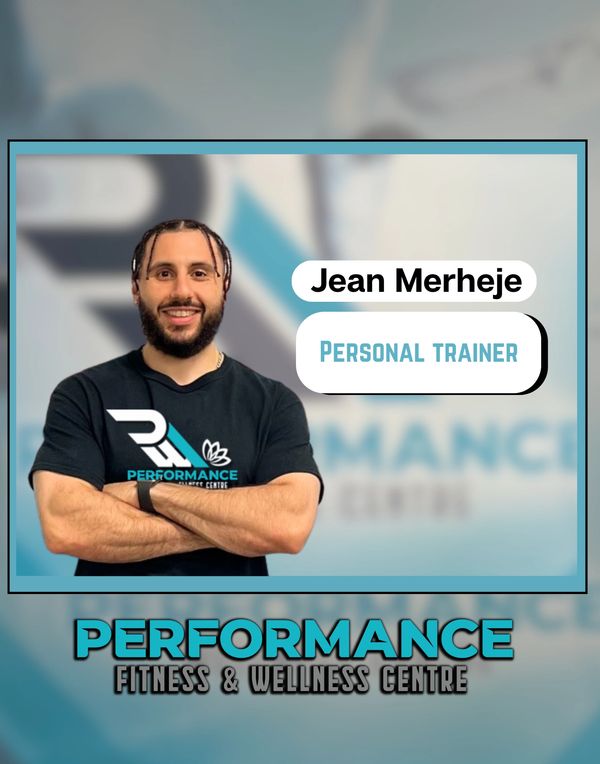 Jean Merheje Personal Trainer - Performance Fitness & Wellness Centre Windsor ON