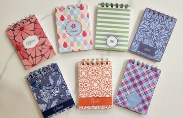 Personalized 3x5 Spiral Notebooks