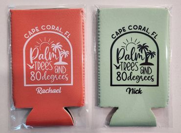 Personalized Can Coolers