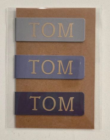 Personalized Magnetic Bookmark - Pack of 3